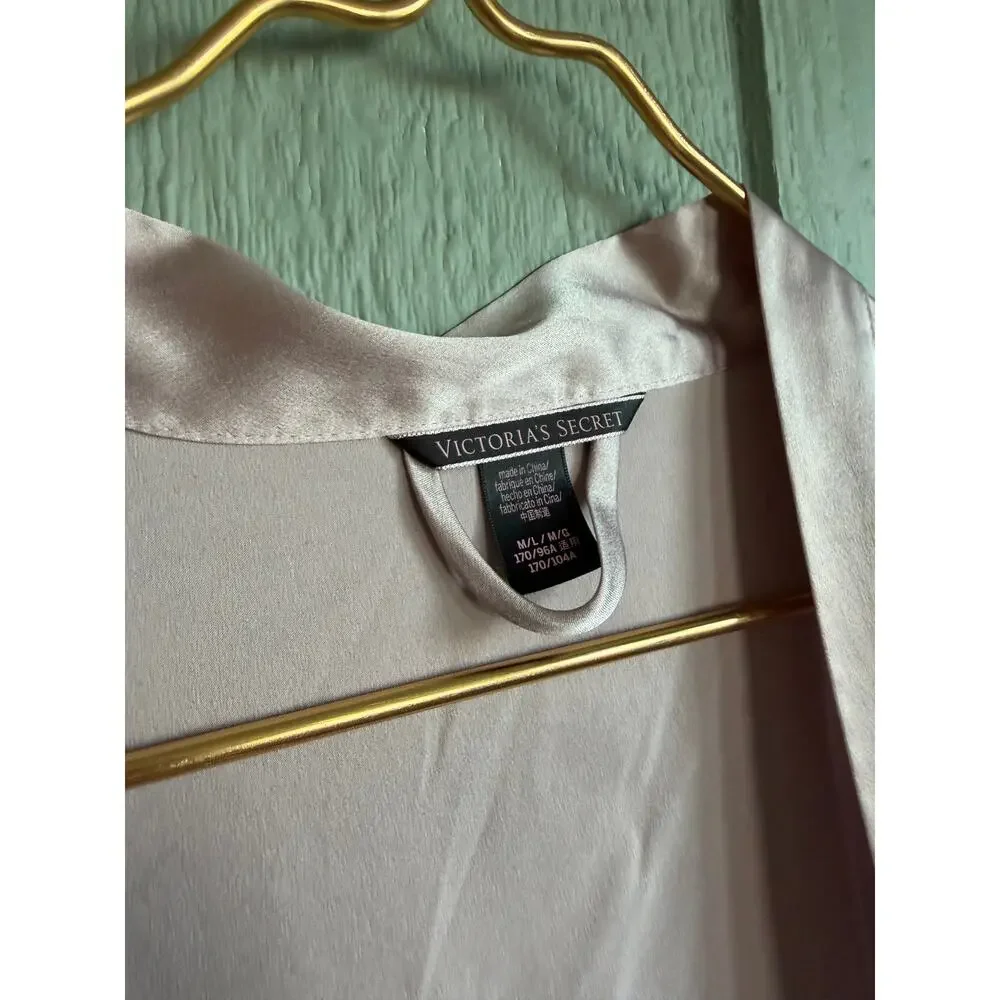 Victoria Secret Satin Robe, Size M/L - Picture 5 of 5